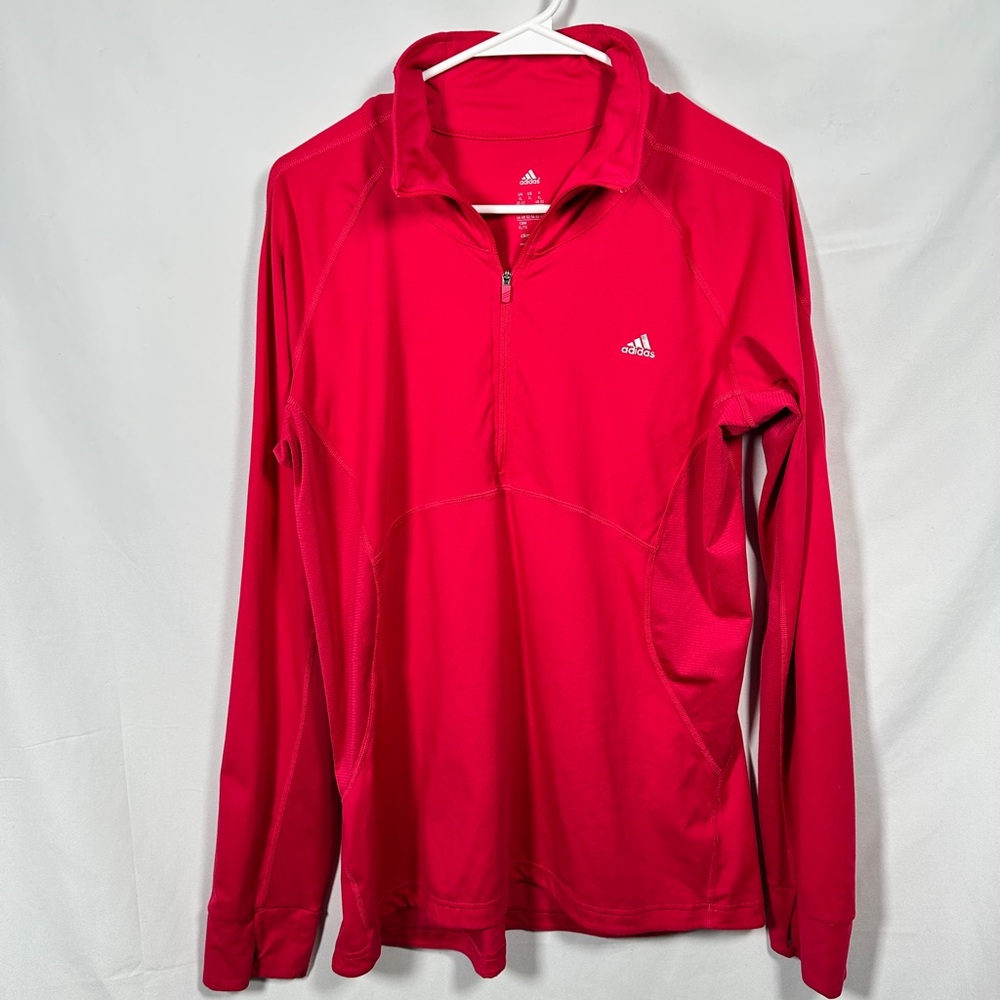 Adidas Performance Climalite Quarter Zip Stretch … - image 2